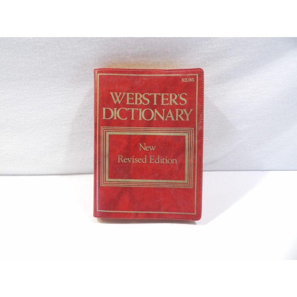 Vintage Webster's Dictionary, New Revised Edition, School & Office, 1978